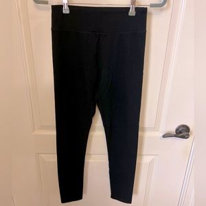 *SOLD* Aerie Black Chill. Play. Move. Cotton Stretch Waistband Leggings - Size M